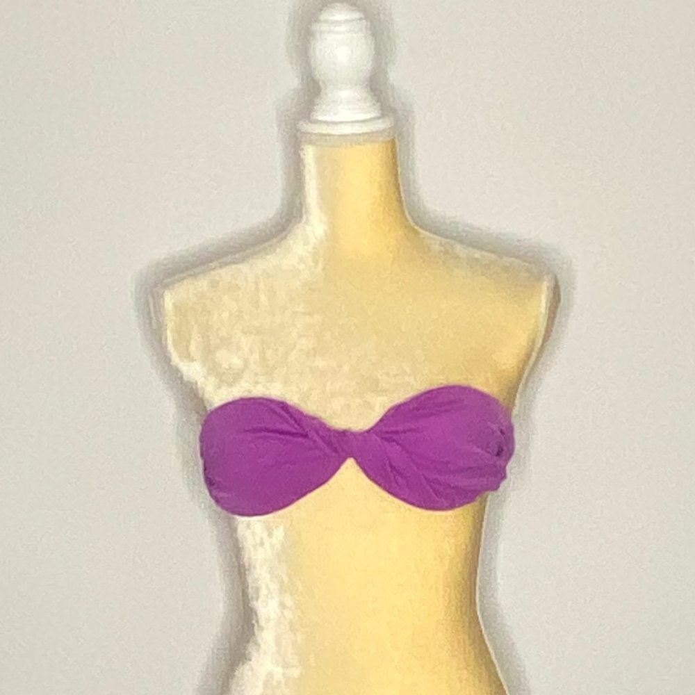 Marisa Bikini Top Purple Strapless 8-Shape Design